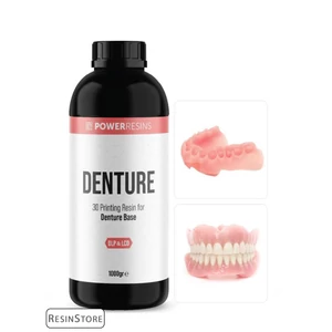 Power Resins Denture Resin - Bepróbálható fogsoralap készítéshez- 250 g