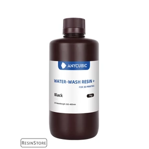 Anycubic Water Washable Resin - Black [Fekete] - 1 kg