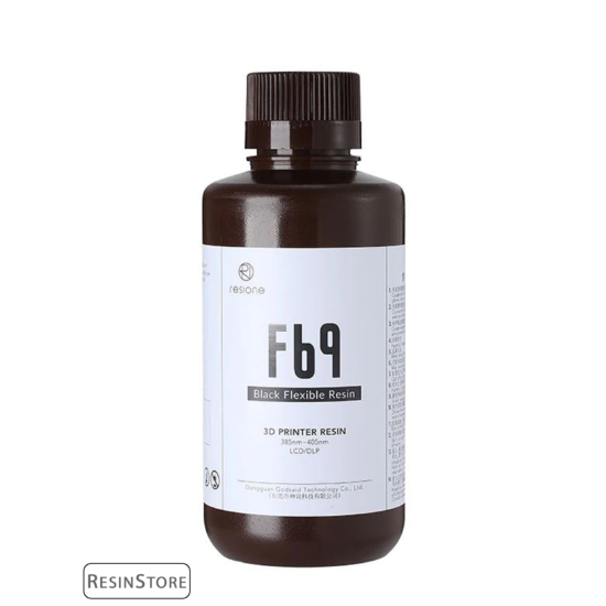 Resione F69 Flexible Resin - Black [Rugalmas, Fekete] - 1 kg