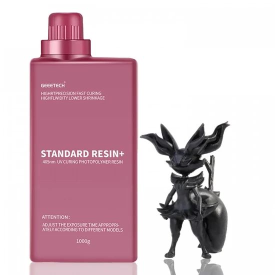 Geeetech Standard Resin+ - Black [Fekete] - 1 kg