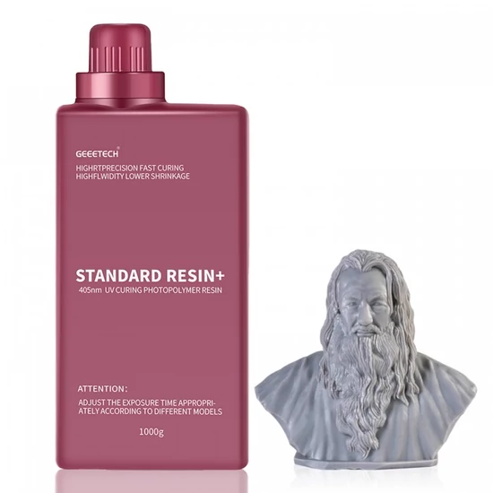 Geeetech Standard Resin+ - Grey [Szürke] - 1 kg
