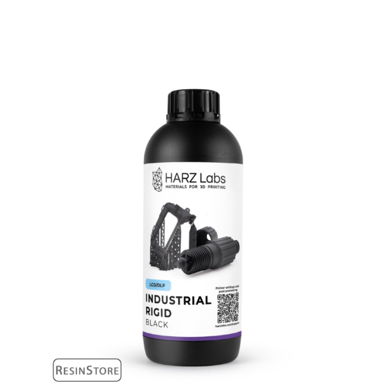 HARZ Labs Industrial Rigid - Black [ Ipari célú, merev, saválló*, fekete] - 1 kg