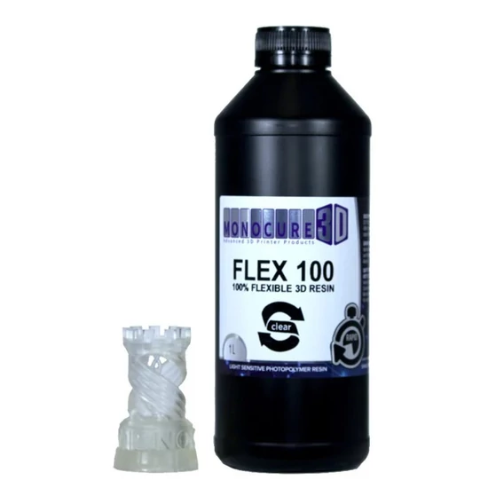 Monocure3D FLEX100 Resin - Clear [Rugalmas, Átlátszó] - 1 kg
