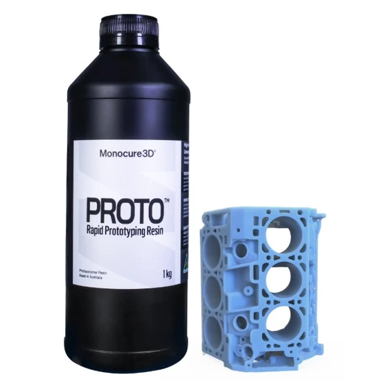 Monocure3D PROTO™ Rapid Resin - Shark Grey [Erős, ellenálló,  Szürke] - 1 kg