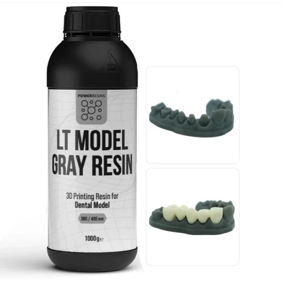 Power Resins LT Model Gray Resin - Fogtechnikai modell  öntéshez, szürke - 1 kg