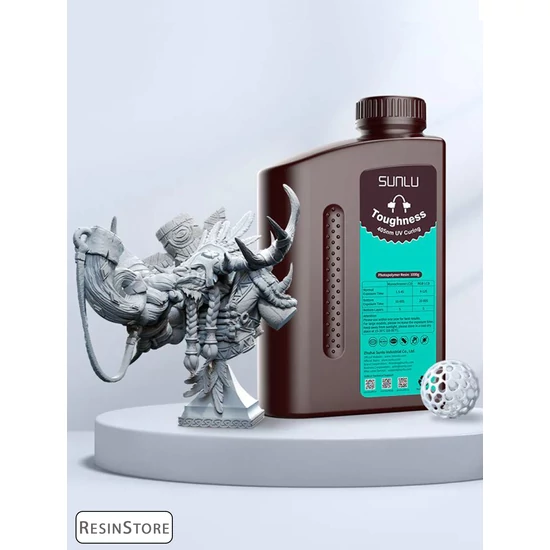SUNLU High Toughness  Resin - White [Erős, fehér] - 1 kg