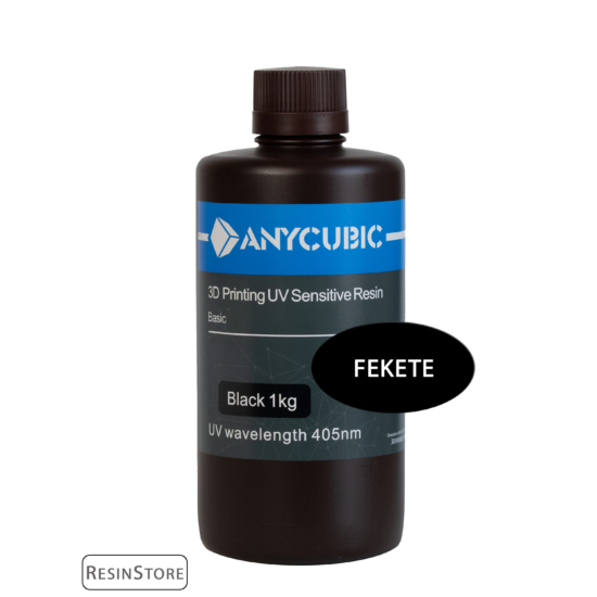 Anycubic Basic Resin - Black [Fekete] - 1 kg