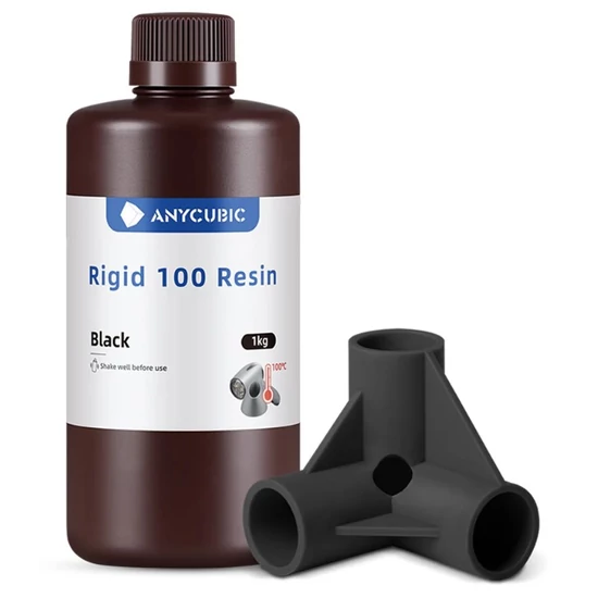 Anycubic Rigid 100 Resin - Black [Fekete, merev, hőálló] - 1 kg