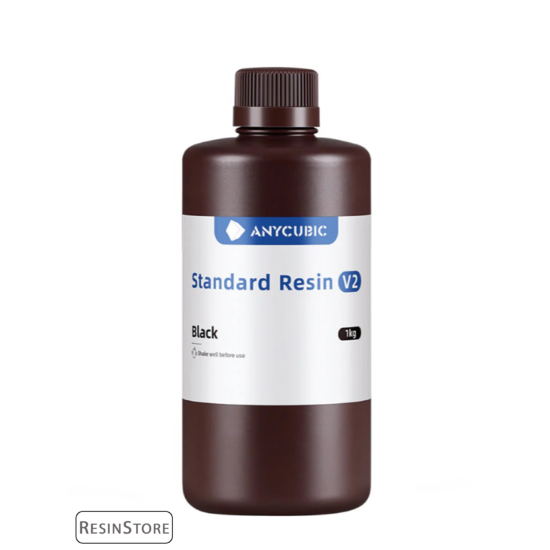 Anycubic Standard Resin V2 - Black [Fekete] - 1 kg