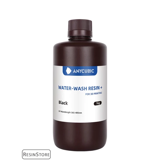 Anycubic Water Washable Resin - Black [Fekete] - 1 kg