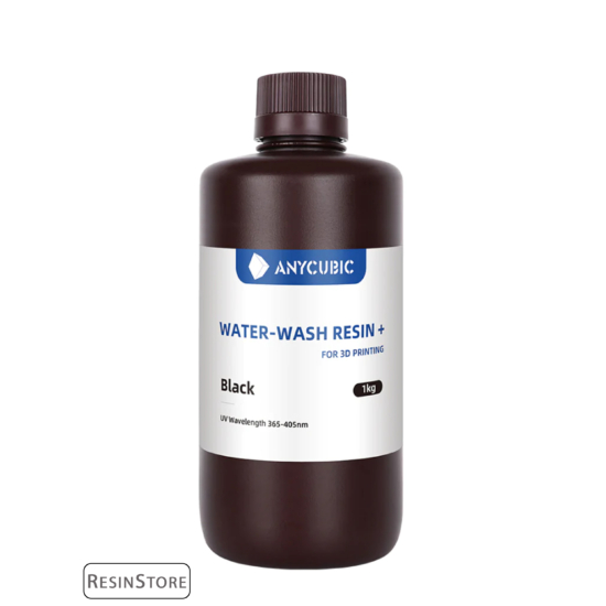 Anycubic Water Washable Resin - Black [Fekete] - 1 kg