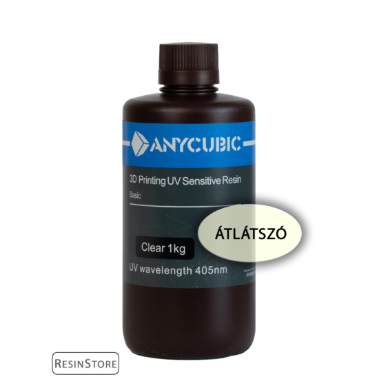 Anycubic Basic Resin - Clear [Átlátszó] - 1 kg