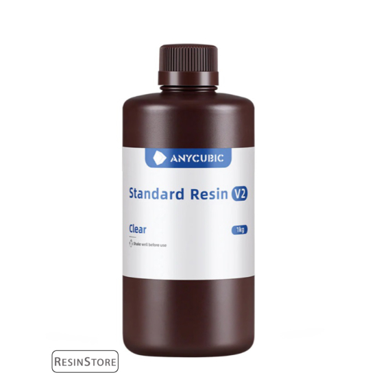 Anycubic Standard Resin V2 - Clear [Átlátszó] - 1 kg
