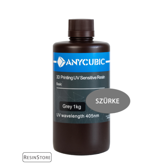 Anycubic Basic Resin - Grey [Szürke] - 1 kg