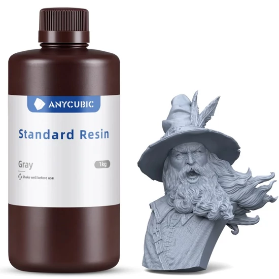 Anycubic Standard Resin - Grey [Szürke] - 1 kg
