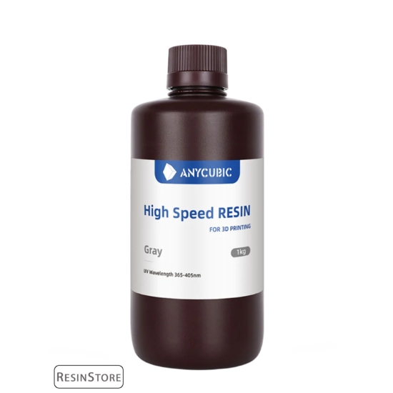Anycubic High Speed Resin - Grey [Gyorsan kötő, Szürke] - 1 kg