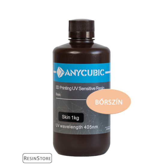 Anycubic Basic Resin - Light Beige/Skin/PeachPuff [Bőrszín] - 1 kg
