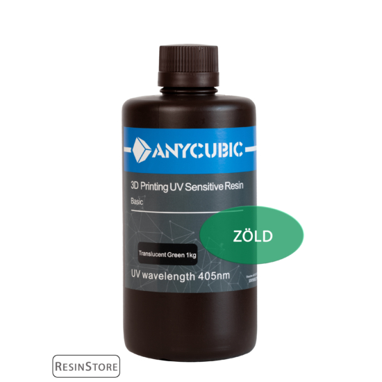 Anycubic Basic Resin - Translucent Green [Áttetsző zöld] - 1 kg