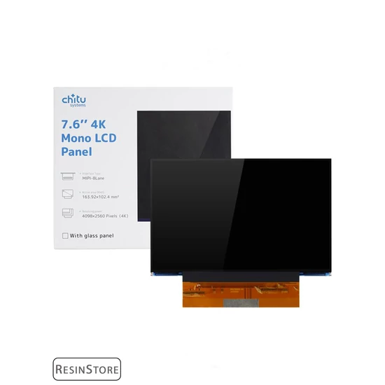 ChiTu System 7.6” 4K MONO LCD Screen 4098×2560 - Anycubic Photon M3 – MONO LCD kijelző